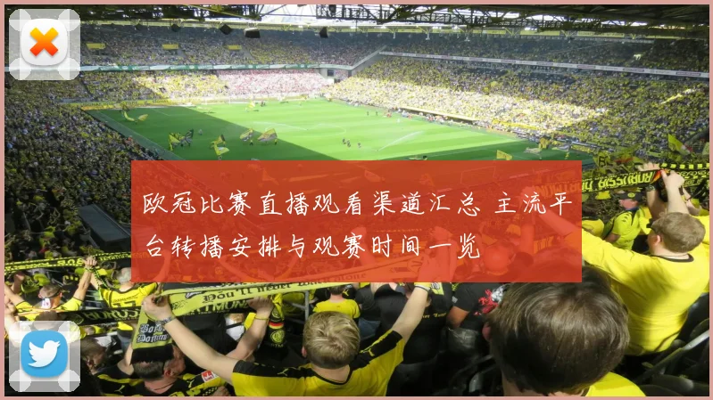 欧冠比赛直播观看渠道汇总 主流平台转播安排与观赛时间一览